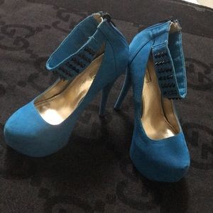 Spike strap ankle, comfortable heel